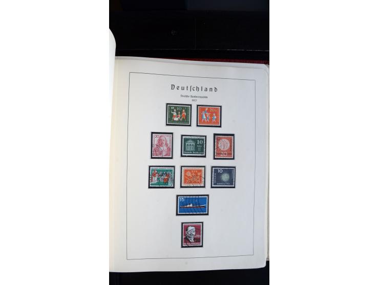 1945/61, ungebrauchte/postfrische und gestempelte Sammlung ab SBZ mit besseren Werten dabei Mi.-Nr. 8y, BIa, Block 1t, Block 