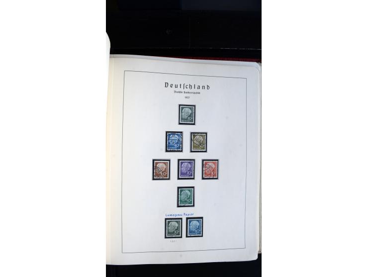 1945/61, ungebrauchte/postfrische und gestempelte Sammlung ab SBZ mit besseren Werten dabei Mi.-Nr. 8y, BIa, Block 1t, Block 