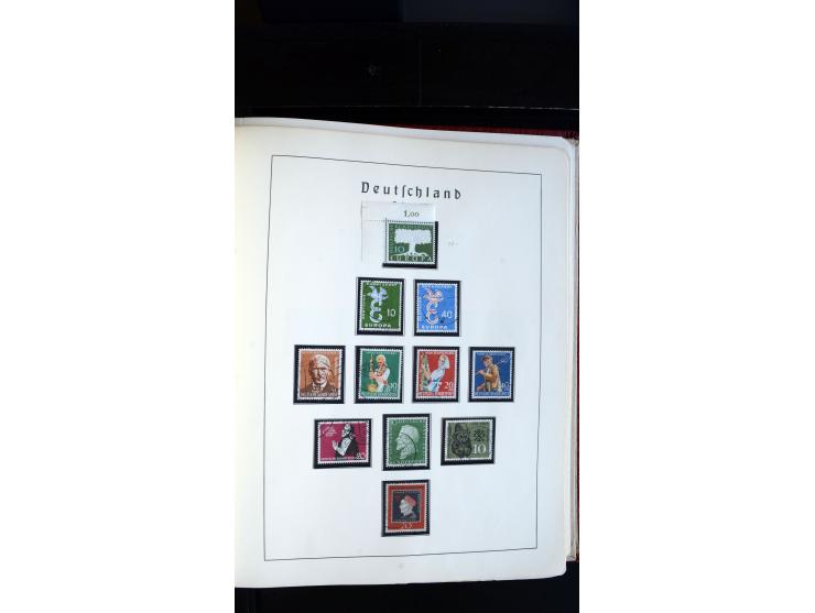 1945/61, ungebrauchte/postfrische und gestempelte Sammlung ab SBZ mit besseren Werten dabei Mi.-Nr. 8y, BIa, Block 1t, Block 