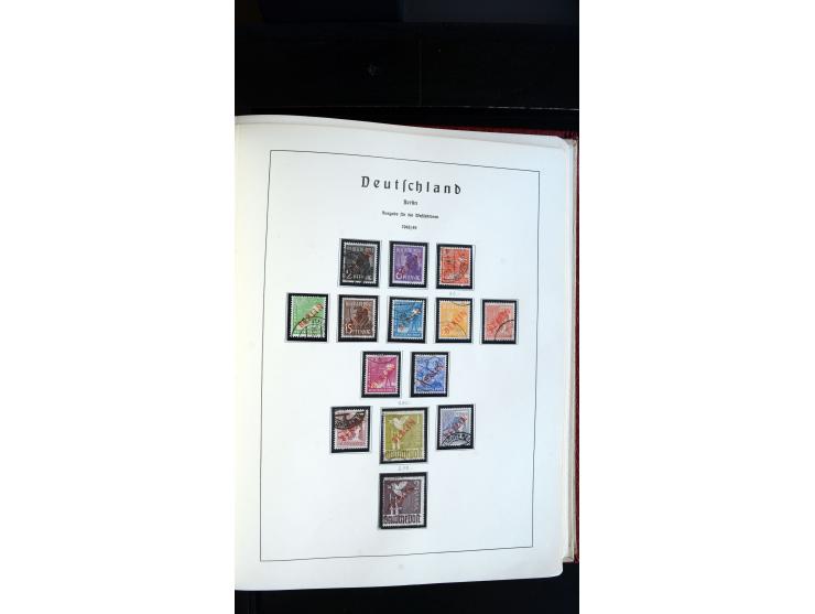 1945/61, ungebrauchte/postfrische und gestempelte Sammlung ab SBZ mit besseren Werten dabei Mi.-Nr. 8y, BIa, Block 1t, Block 