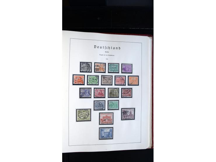 1945/61, ungebrauchte/postfrische und gestempelte Sammlung ab SBZ mit besseren Werten dabei Mi.-Nr. 8y, BIa, Block 1t, Block 