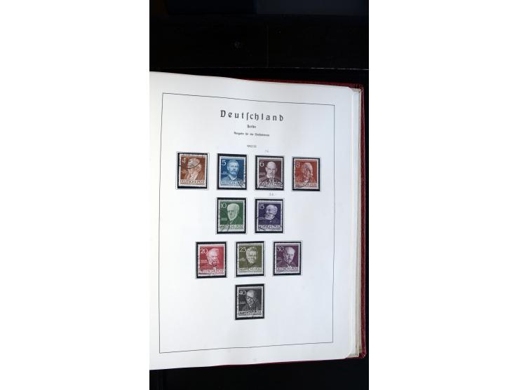 1945/61, ungebrauchte/postfrische und gestempelte Sammlung ab SBZ mit besseren Werten dabei Mi.-Nr. 8y, BIa, Block 1t, Block 