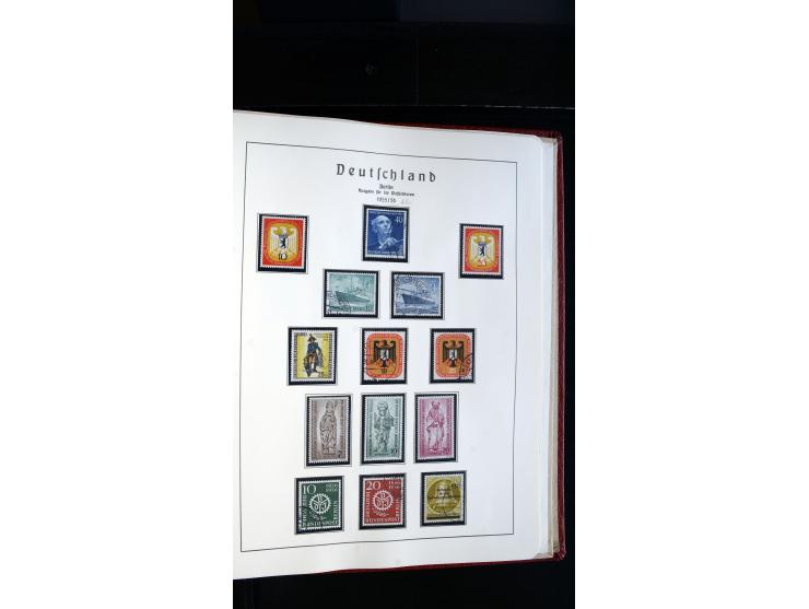 1945/61, ungebrauchte/postfrische und gestempelte Sammlung ab SBZ mit besseren Werten dabei Mi.-Nr. 8y, BIa, Block 1t, Block 