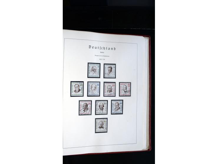 1945/61, ungebrauchte/postfrische und gestempelte Sammlung ab SBZ mit besseren Werten dabei Mi.-Nr. 8y, BIa, Block 1t, Block 