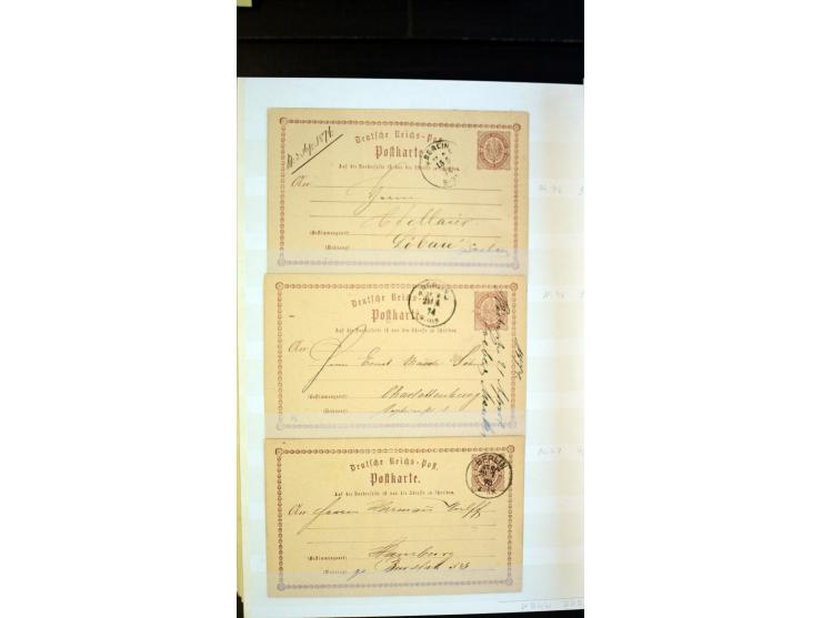 Berlin: 1821/1902, interessante Sammlung "Klassische Berlin-Stempel" mit fast 200 Briefen, Karten und Ganzsachen, nach KBHW-H