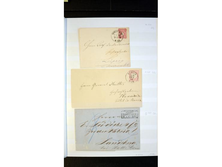 Berlin: 1821/1902, interessante Sammlung "Klassische Berlin-Stempel" mit fast 200 Briefen, Karten und Ganzsachen, nach KBHW-H