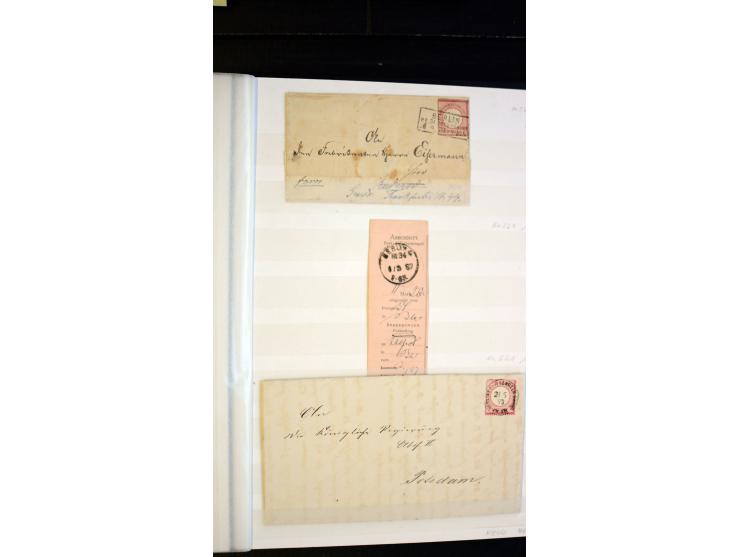 Berlin: 1821/1902, interessante Sammlung "Klassische Berlin-Stempel" mit fast 200 Briefen, Karten und Ganzsachen, nach KBHW-H