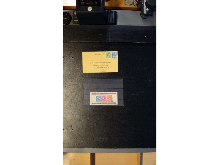 1946/48, postfrische, ungebrauchte und gestempelte Partie mit u.a. Mi.-Nr. 912Y, 918U, 918Y, 927U, 928U, 929U (Paar), 931Y, 9