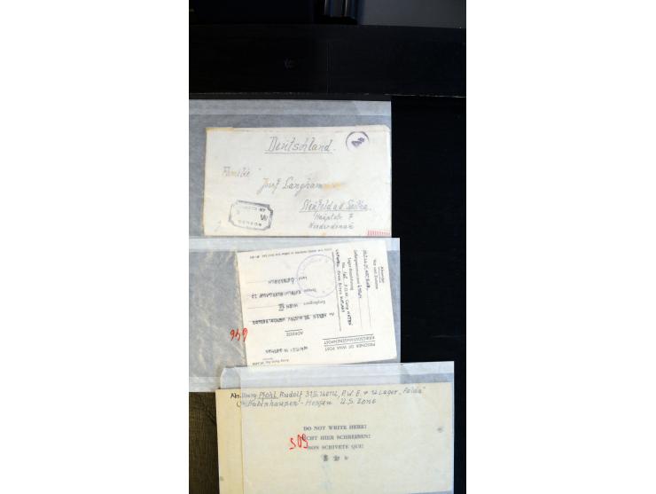 1945/2000 (ca.), umfangreiche Sammlung "Der Suchdienst vom Rotem Kreuz" mit einigen hundert Briefen und Karten inkl. KGF-Vord
