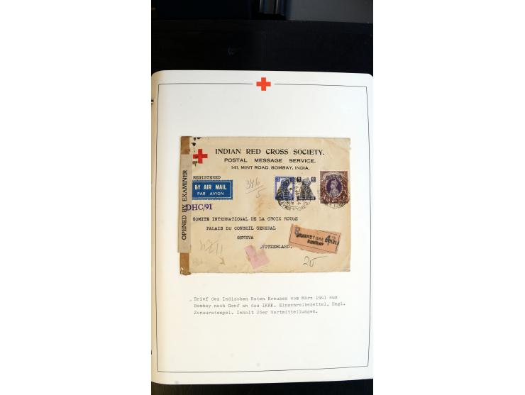 1945/2000 (ca.), umfangreiche Sammlung "Der Suchdienst vom Rotem Kreuz" mit einigen hundert Briefen und Karten inkl. KGF-Vord