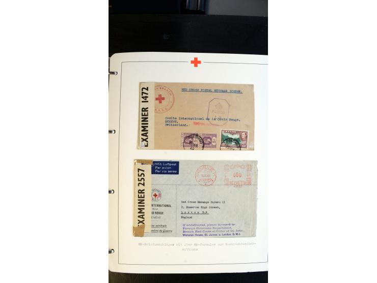 1945/2000 (ca.), umfangreiche Sammlung "Der Suchdienst vom Rotem Kreuz" mit einigen hundert Briefen und Karten inkl. KGF-Vord