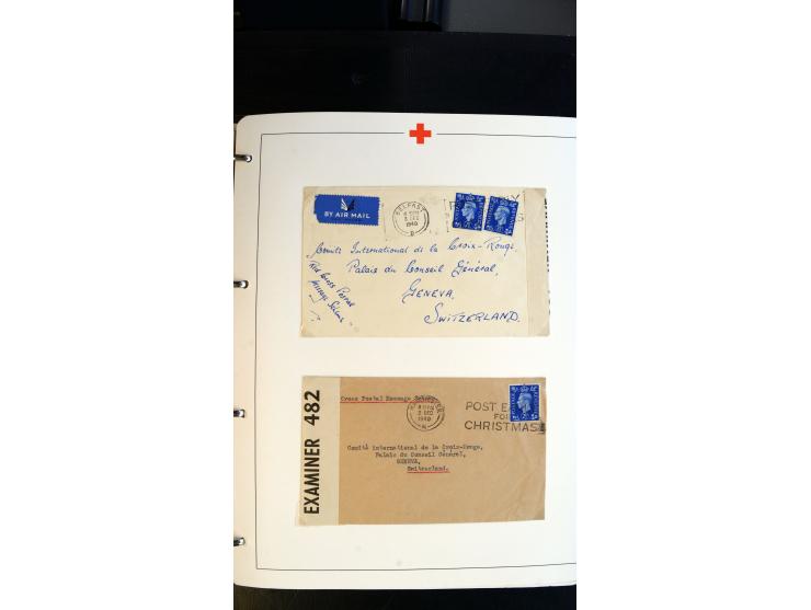 1945/2000 (ca.), umfangreiche Sammlung "Der Suchdienst vom Rotem Kreuz" mit einigen hundert Briefen und Karten inkl. KGF-Vord