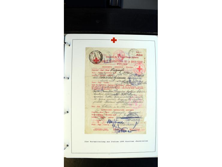 1945/2000 (ca.), umfangreiche Sammlung "Der Suchdienst vom Rotem Kreuz" mit einigen hundert Briefen und Karten inkl. KGF-Vord