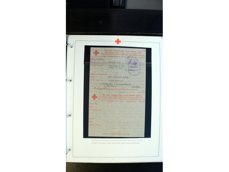 1945/2000 (ca.), umfangreiche Sammlung "Der Suchdienst vom Rotem Kreuz" mit einigen hundert Briefen und Karten inkl. KGF-Vord