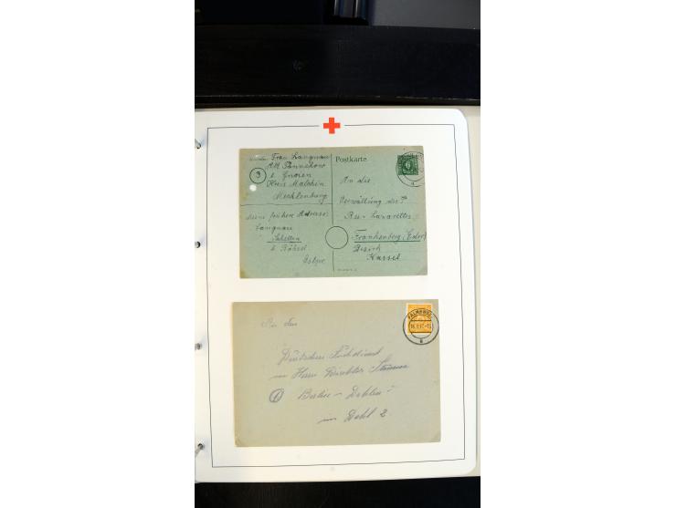 1945/2000 (ca.), umfangreiche Sammlung "Der Suchdienst vom Rotem Kreuz" mit einigen hundert Briefen und Karten inkl. KGF-Vord