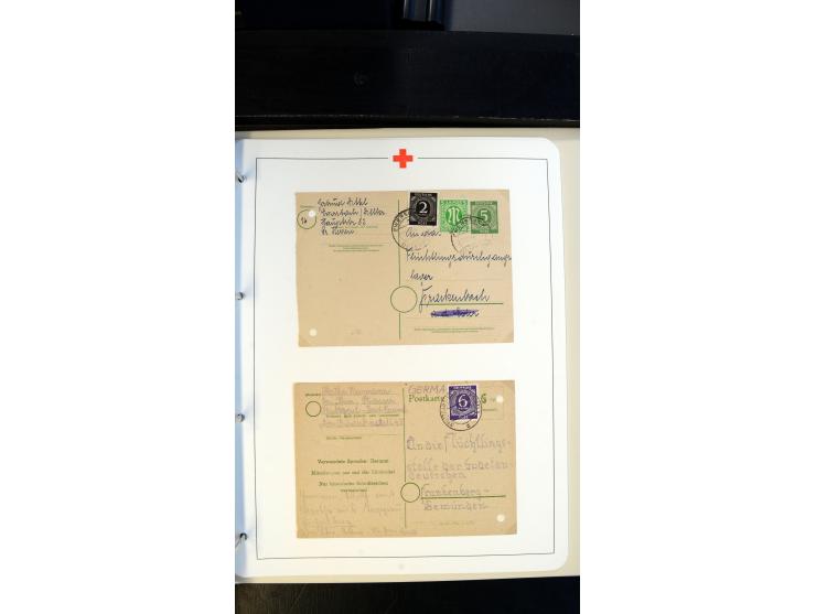1945/2000 (ca.), umfangreiche Sammlung "Der Suchdienst vom Rotem Kreuz" mit einigen hundert Briefen und Karten inkl. KGF-Vord