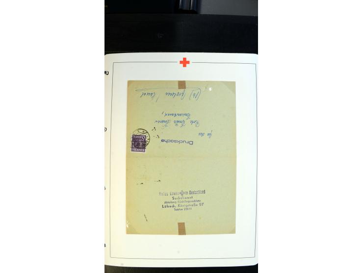 1945/2000 (ca.), umfangreiche Sammlung "Der Suchdienst vom Rotem Kreuz" mit einigen hundert Briefen und Karten inkl. KGF-Vord