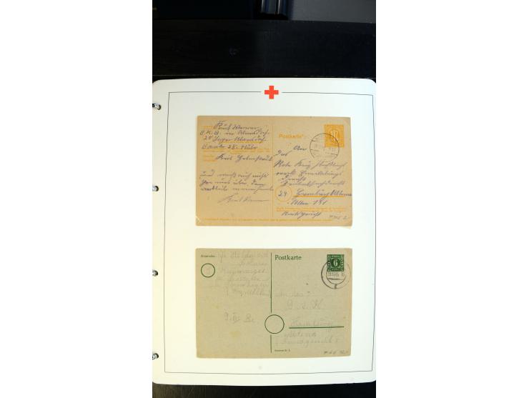 1945/2000 (ca.), umfangreiche Sammlung "Der Suchdienst vom Rotem Kreuz" mit einigen hundert Briefen und Karten inkl. KGF-Vord