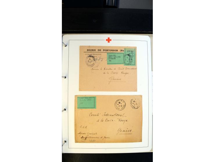 1945/2000 (ca.), umfangreiche Sammlung "Der Suchdienst vom Rotem Kreuz" mit einigen hundert Briefen und Karten inkl. KGF-Vord