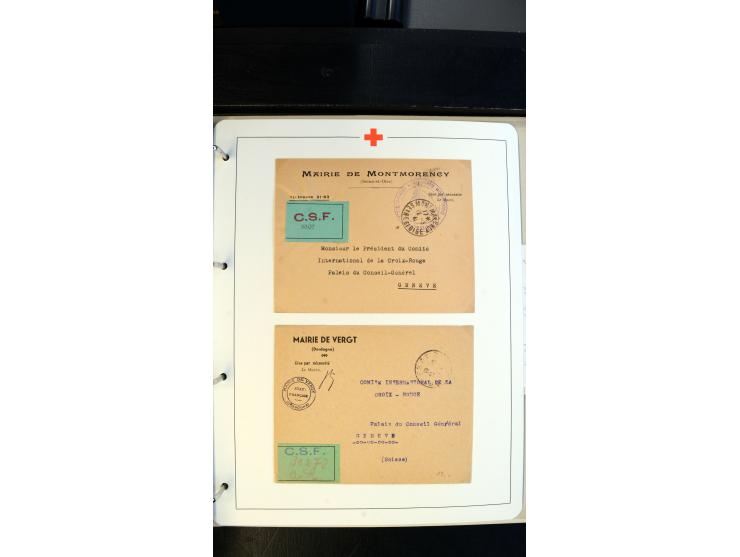 1945/2000 (ca.), umfangreiche Sammlung "Der Suchdienst vom Rotem Kreuz" mit einigen hundert Briefen und Karten inkl. KGF-Vord