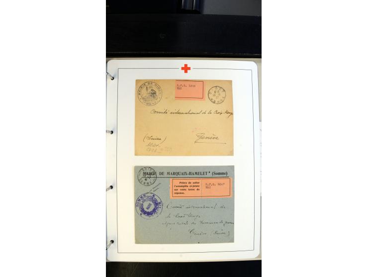 1945/2000 (ca.), umfangreiche Sammlung "Der Suchdienst vom Rotem Kreuz" mit einigen hundert Briefen und Karten inkl. KGF-Vord