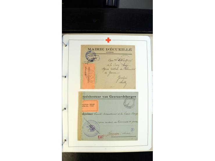 1945/2000 (ca.), umfangreiche Sammlung "Der Suchdienst vom Rotem Kreuz" mit einigen hundert Briefen und Karten inkl. KGF-Vord