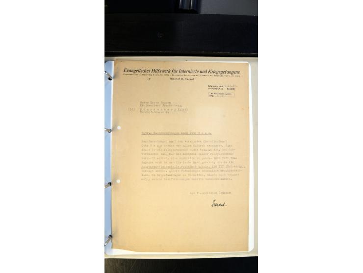 1945/2000 (ca.), umfangreiche Sammlung "Der Suchdienst vom Rotem Kreuz" mit einigen hundert Briefen und Karten inkl. KGF-Vord