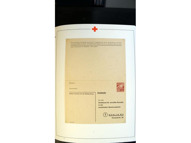 1945/2000 (ca.), umfangreiche Sammlung "Der Suchdienst vom Rotem Kreuz" mit einigen hundert Briefen und Karten inkl. KGF-Vord