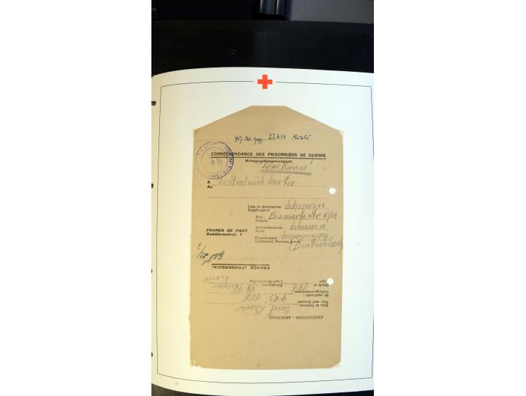 1945/2000 (ca.), umfangreiche Sammlung "Der Suchdienst vom Rotem Kreuz" mit einigen hundert Briefen und Karten inkl. KGF-Vord