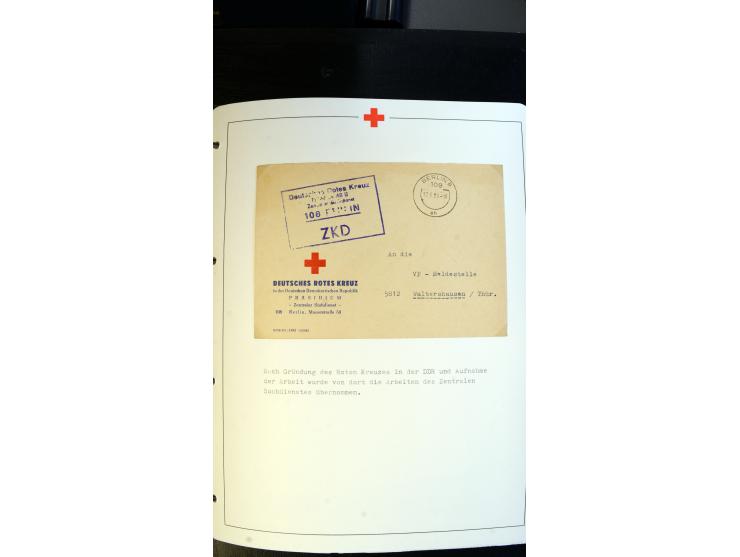 1945/2000 (ca.), umfangreiche Sammlung "Der Suchdienst vom Rotem Kreuz" mit einigen hundert Briefen und Karten inkl. KGF-Vord