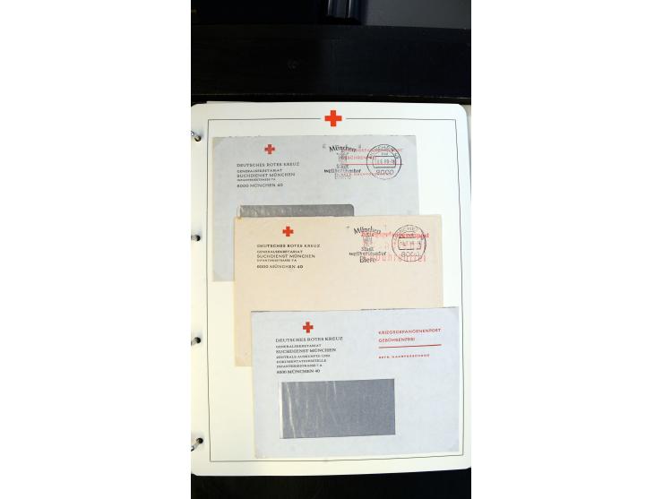 1945/2000 (ca.), umfangreiche Sammlung "Der Suchdienst vom Rotem Kreuz" mit einigen hundert Briefen und Karten inkl. KGF-Vord