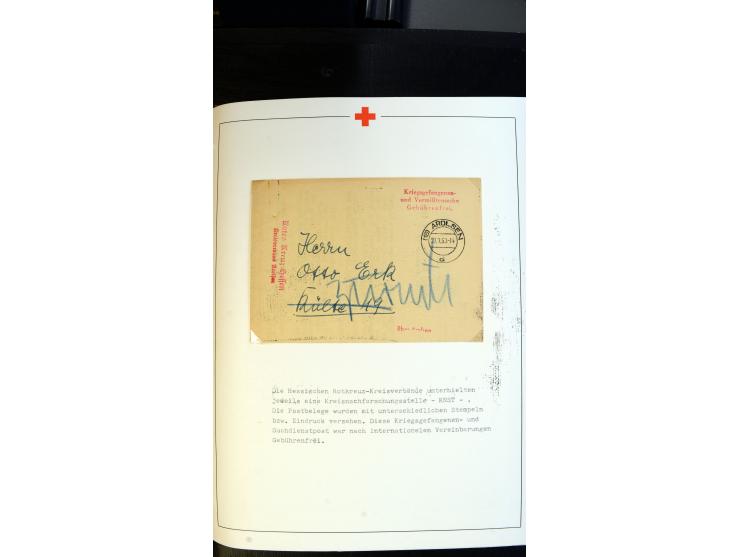 1945/2000 (ca.), umfangreiche Sammlung "Der Suchdienst vom Rotem Kreuz" mit einigen hundert Briefen und Karten inkl. KGF-Vord