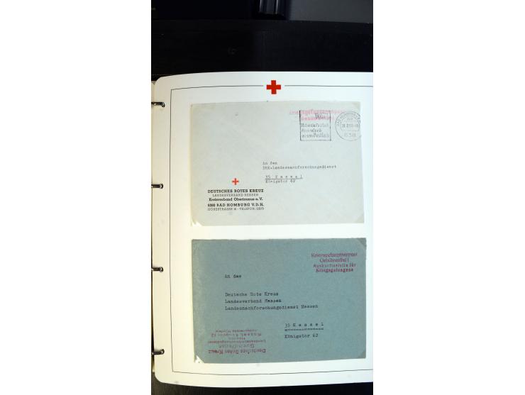 1945/2000 (ca.), umfangreiche Sammlung "Der Suchdienst vom Rotem Kreuz" mit einigen hundert Briefen und Karten inkl. KGF-Vord