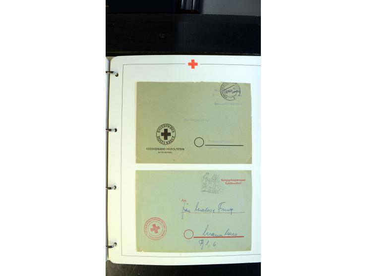 1945/2000 (ca.), umfangreiche Sammlung "Der Suchdienst vom Rotem Kreuz" mit einigen hundert Briefen und Karten inkl. KGF-Vord