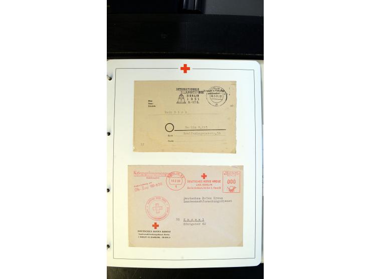 1945/2000 (ca.), umfangreiche Sammlung "Der Suchdienst vom Rotem Kreuz" mit einigen hundert Briefen und Karten inkl. KGF-Vord