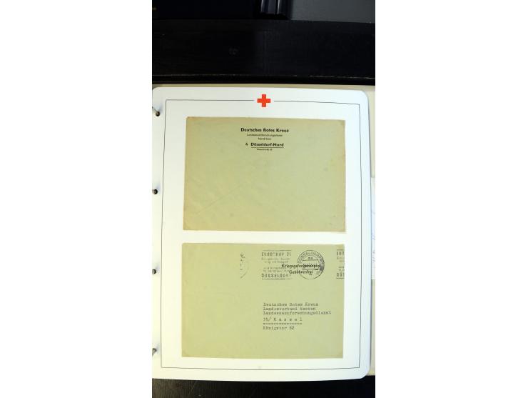 1945/2000 (ca.), umfangreiche Sammlung "Der Suchdienst vom Rotem Kreuz" mit einigen hundert Briefen und Karten inkl. KGF-Vord