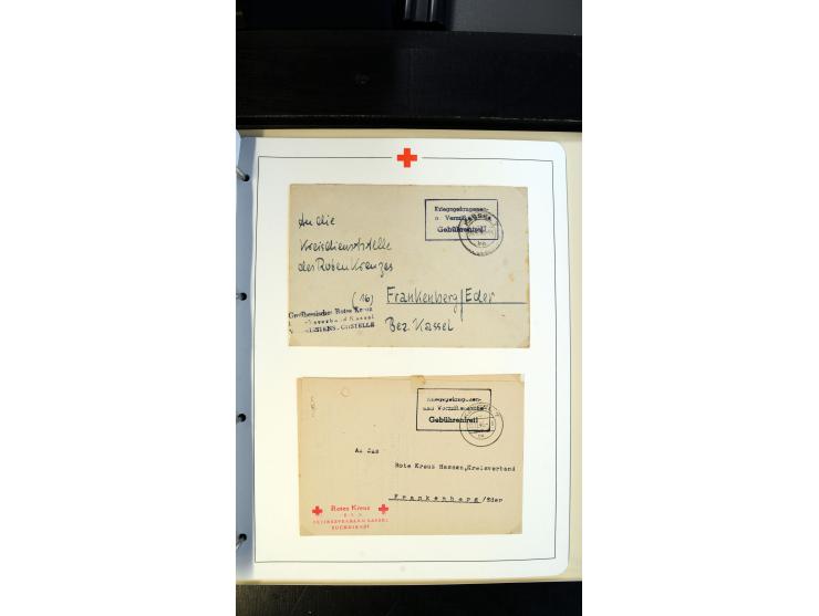 1945/2000 (ca.), umfangreiche Sammlung "Der Suchdienst vom Rotem Kreuz" mit einigen hundert Briefen und Karten inkl. KGF-Vord
