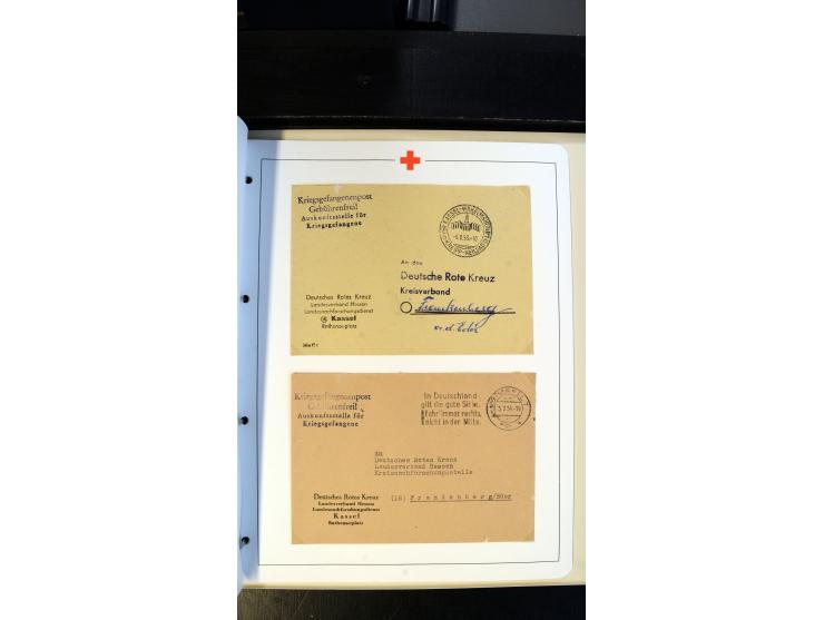 1945/2000 (ca.), umfangreiche Sammlung "Der Suchdienst vom Rotem Kreuz" mit einigen hundert Briefen und Karten inkl. KGF-Vord