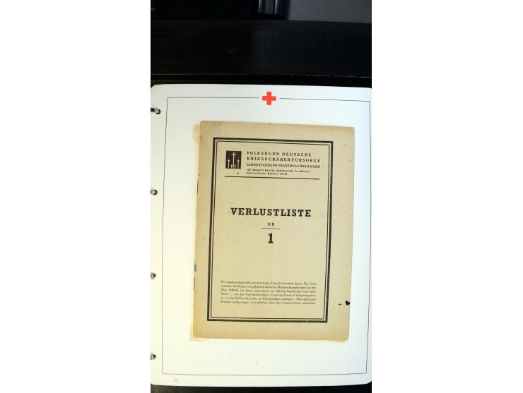 1945/2000 (ca.), umfangreiche Sammlung "Der Suchdienst vom Rotem Kreuz" mit einigen hundert Briefen und Karten inkl. KGF-Vord