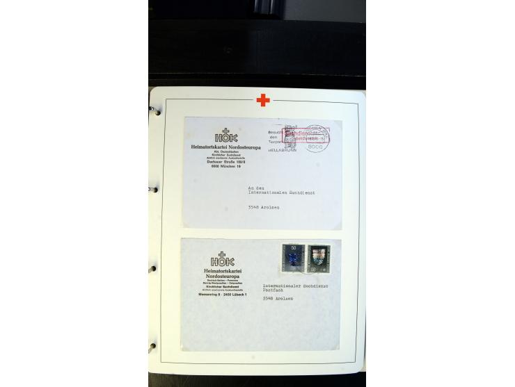1945/2000 (ca.), umfangreiche Sammlung "Der Suchdienst vom Rotem Kreuz" mit einigen hundert Briefen und Karten inkl. KGF-Vord