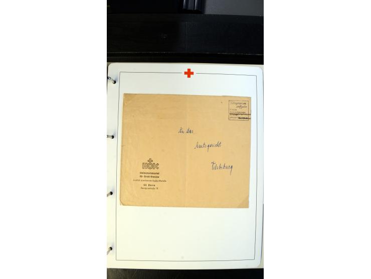 1945/2000 (ca.), umfangreiche Sammlung "Der Suchdienst vom Rotem Kreuz" mit einigen hundert Briefen und Karten inkl. KGF-Vord