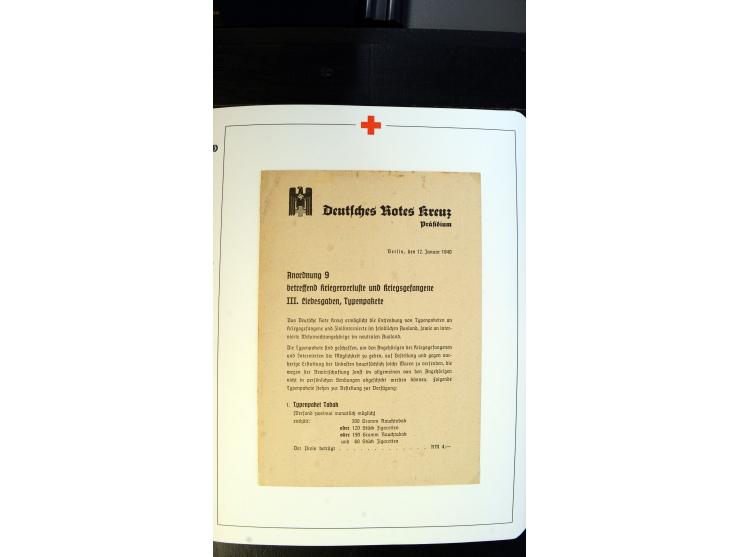 1945/2000 (ca.), umfangreiche Sammlung "Der Suchdienst vom Rotem Kreuz" mit einigen hundert Briefen und Karten inkl. KGF-Vord