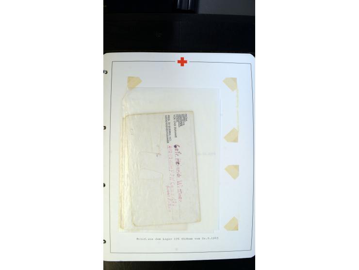 1945/2000 (ca.), umfangreiche Sammlung "Der Suchdienst vom Rotem Kreuz" mit einigen hundert Briefen und Karten inkl. KGF-Vord