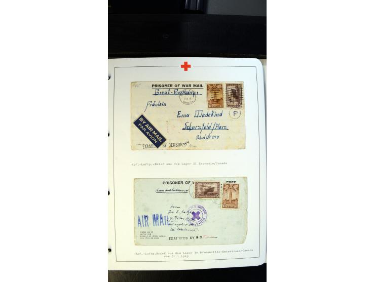 1945/2000 (ca.), umfangreiche Sammlung "Der Suchdienst vom Rotem Kreuz" mit einigen hundert Briefen und Karten inkl. KGF-Vord