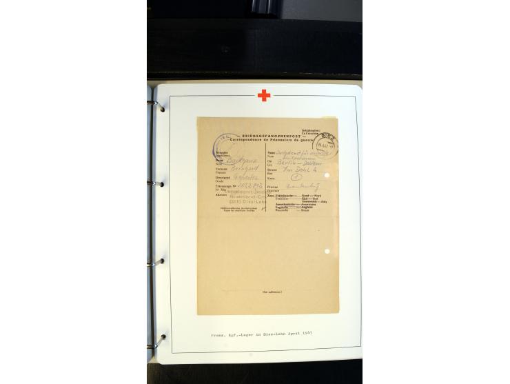 1945/2000 (ca.), umfangreiche Sammlung "Der Suchdienst vom Rotem Kreuz" mit einigen hundert Briefen und Karten inkl. KGF-Vord
