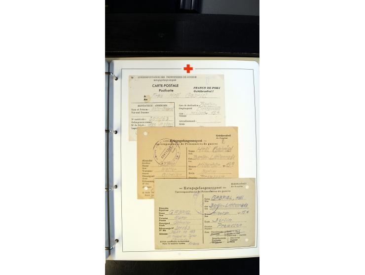 1945/2000 (ca.), umfangreiche Sammlung "Der Suchdienst vom Rotem Kreuz" mit einigen hundert Briefen und Karten inkl. KGF-Vord