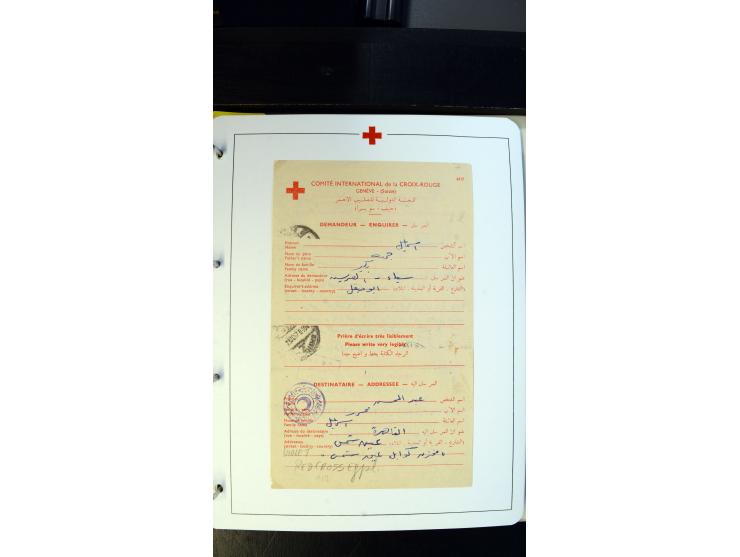 1945/2000 (ca.), umfangreiche Sammlung "Der Suchdienst vom Rotem Kreuz" mit einigen hundert Briefen und Karten inkl. KGF-Vord
