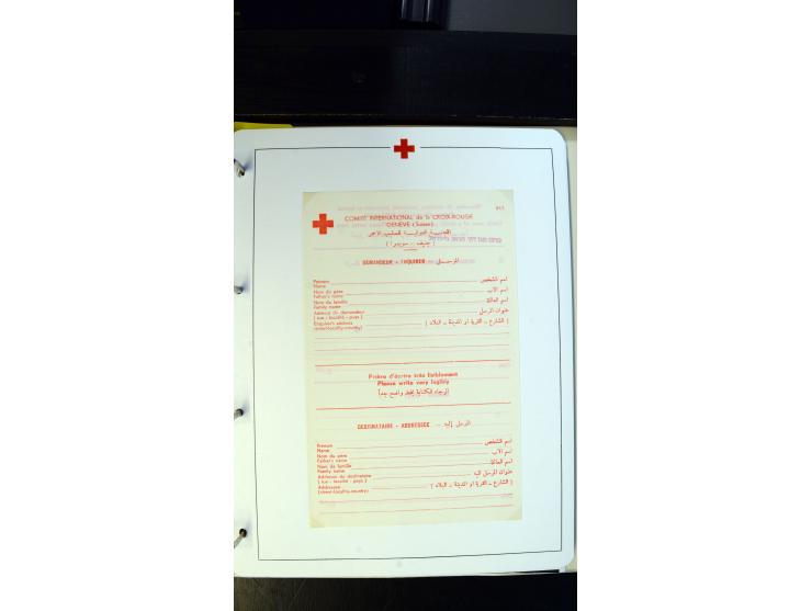 1945/2000 (ca.), umfangreiche Sammlung "Der Suchdienst vom Rotem Kreuz" mit einigen hundert Briefen und Karten inkl. KGF-Vord