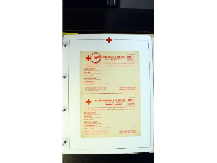 1945/2000 (ca.), umfangreiche Sammlung "Der Suchdienst vom Rotem Kreuz" mit einigen hundert Briefen und Karten inkl. KGF-Vord
