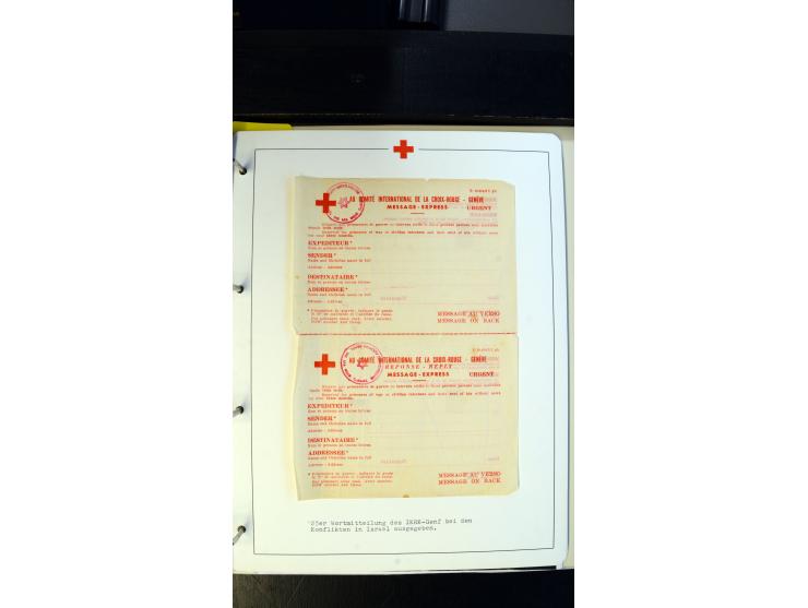 1945/2000 (ca.), umfangreiche Sammlung "Der Suchdienst vom Rotem Kreuz" mit einigen hundert Briefen und Karten inkl. KGF-Vord